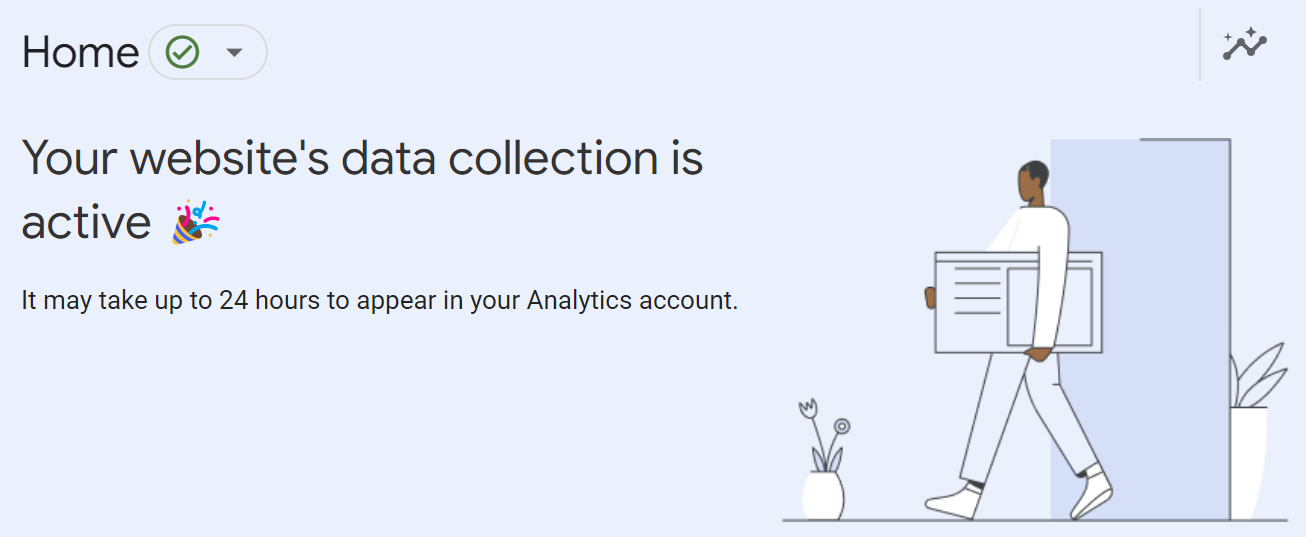 Screenshot: Google Analytics homepage